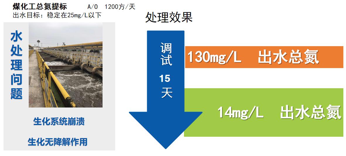 復(fù)合碳源101煤化工總氮提標(biāo)中的應(yīng)用